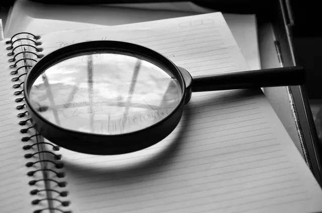magnifying glass, journal, detail, job, the audit, magnifying glass, magnifying glass, magnifying glass, magnifying glass, magnifying glass. Missbrauchsverdacht manuell prüfen und dokumentieren